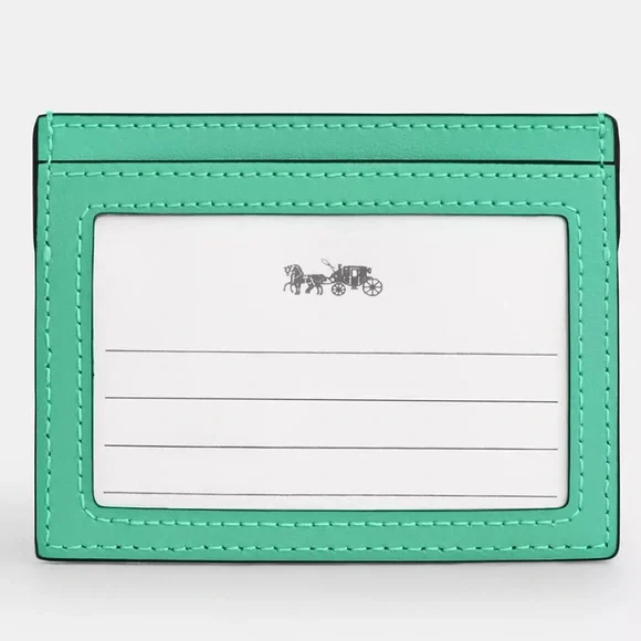 🟢🌟🟢 Coach Slim Id Card Case 🟢🌟🟢 NWT 🟢🌟🟢 - Picture 6 of 16